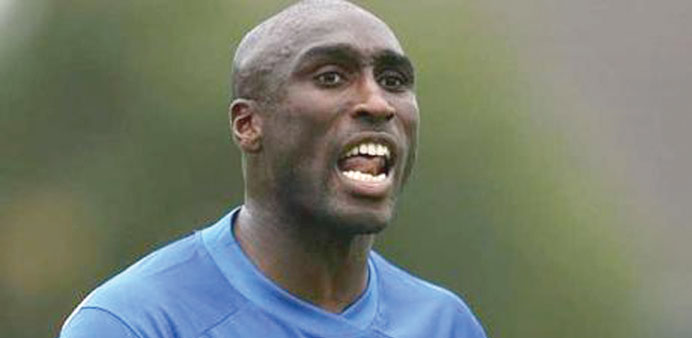 Former England defender Sol Campbell.