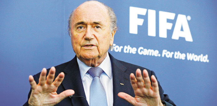 FIFA president Sepp Blatter.