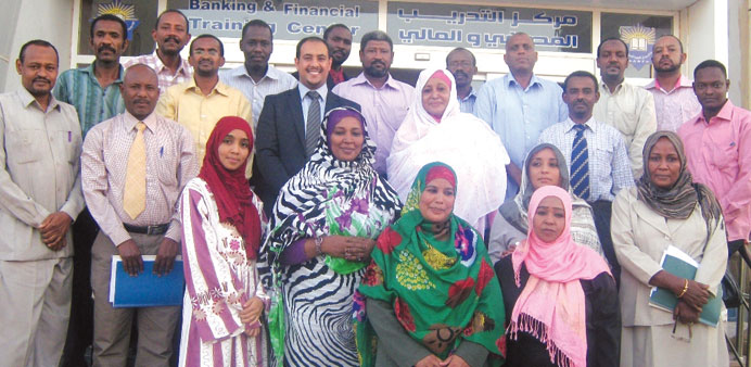 The instructors from SABFS who attended Silatechu2019s financial literacy training in Sudan.