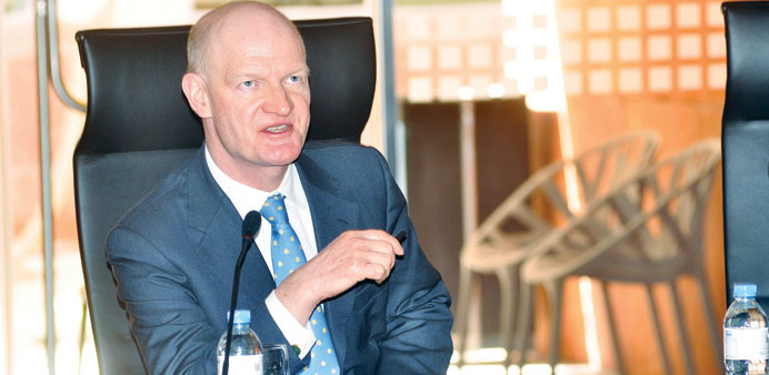 David Willetts attending a  meeting at SFSQ.