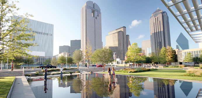This section of Dallas is devoted to museums and the performing arts.