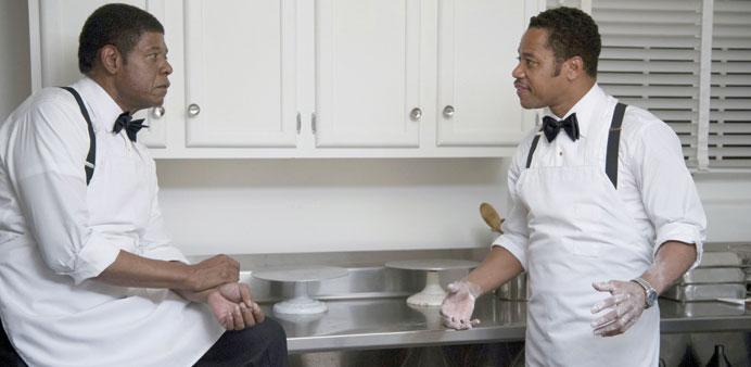  Forest Whitaker, left, and Cuba Gooding, Jr, star in The Butler.