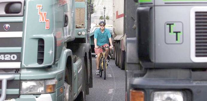 Cyclists and pedestrians need extra protection from HGVs.