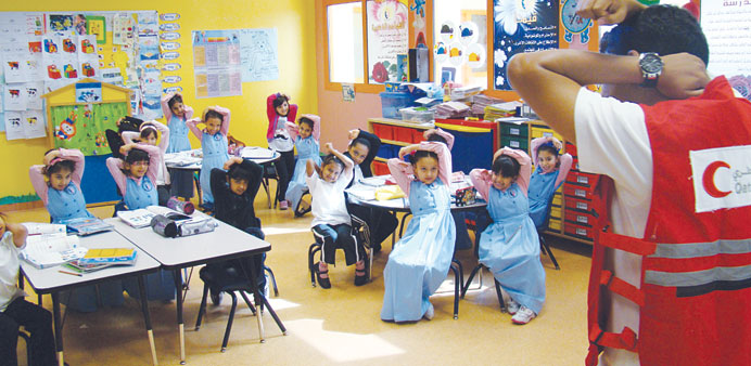 A scene from an educational activity carried out by QRC.