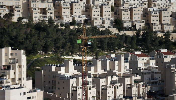 A general view shows the Israeli settlement of Har Homa in annexed east Jerusalem. AFP