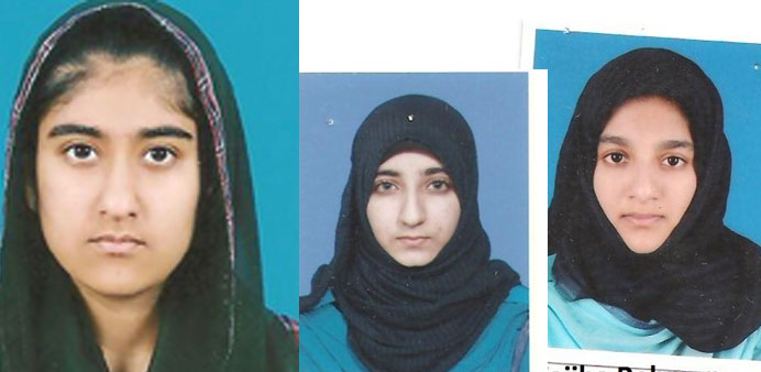 Maryam Habib Ahmad, Nayab Masood  and Wajiha Rahman