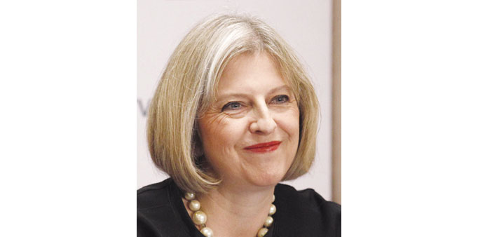 Home Secretary Theresa May