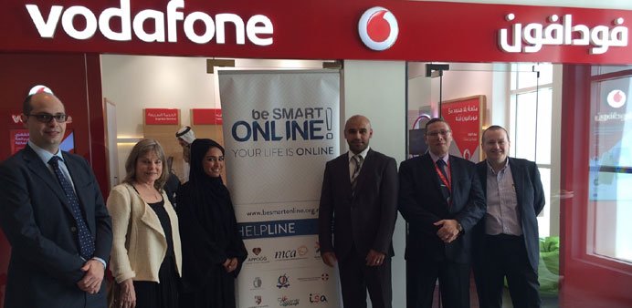 The Malta delegation with Dana Haidan and the Vodafone team.