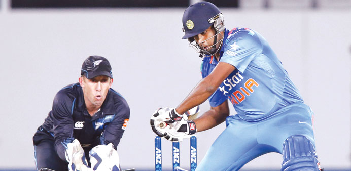 R Ashwin was impressive with the bat in the third ODI. (AFP