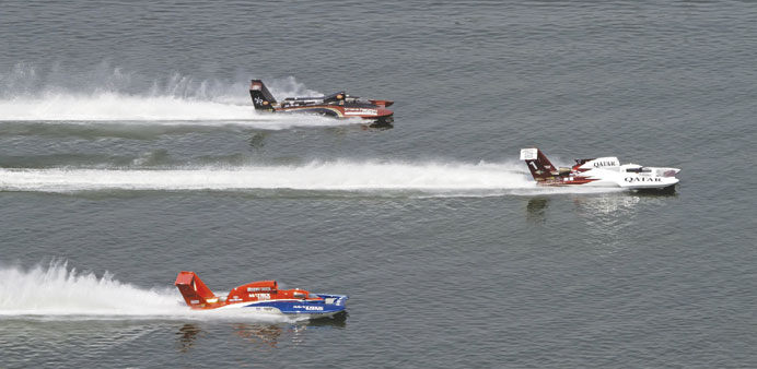The usual quiet along the Corniche will be shattered by the  roar of the hydroplanes during the Oryx Cup this week. 