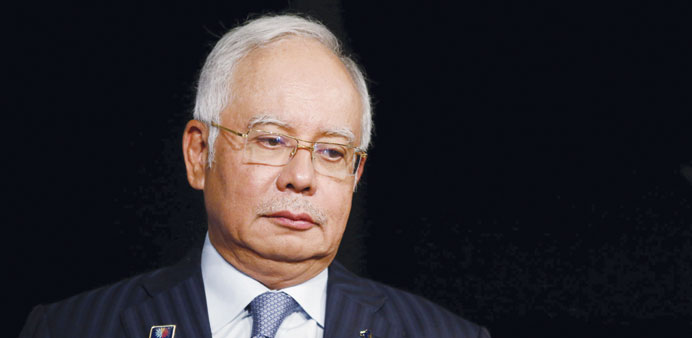 Najib Razak is facing questions over a corruption scandal