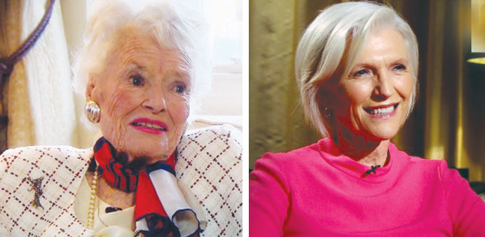 Eve Branson: mother of the Virgin Group founder Richard Branson. AND Maye Musk: mother of business magnate Elon Musk.
