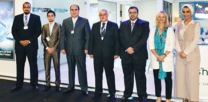 Esu2019hailSat Team at IBC 2015 Exhibition in Amsterdam.