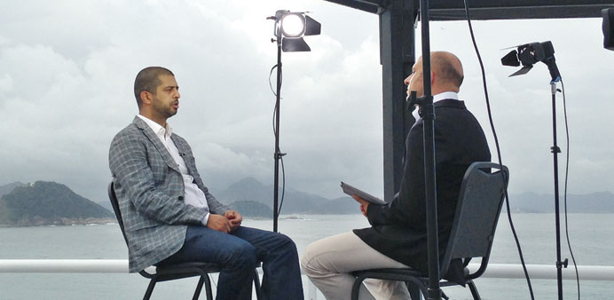 Al-Khater is interviewed by Al Jazeera.