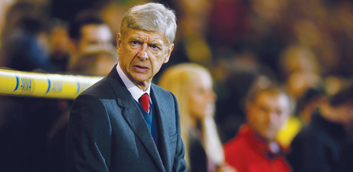  File picture of Arsenal manager Arsene Wenger.