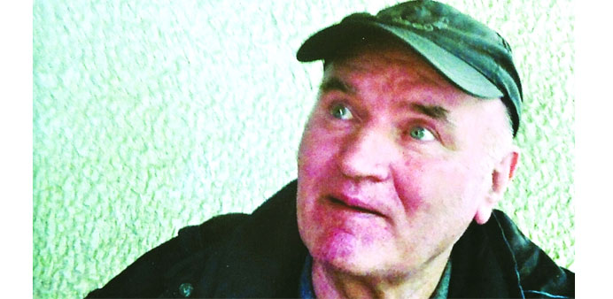 Mladic: dubbed the 'Butcher of Bosnia'.