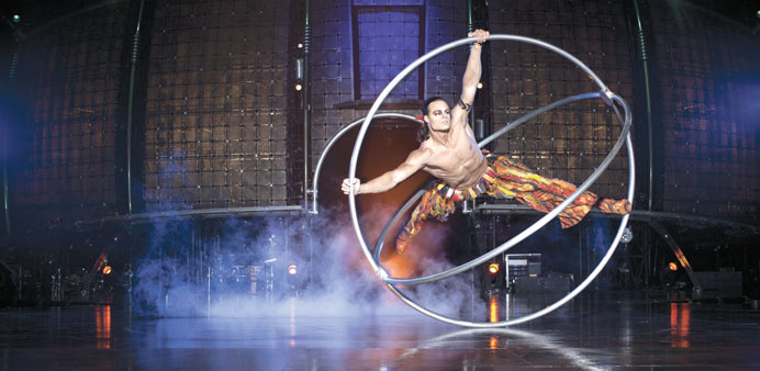 Jonathan Morin will perform on his invention, the Crossed Wheel.