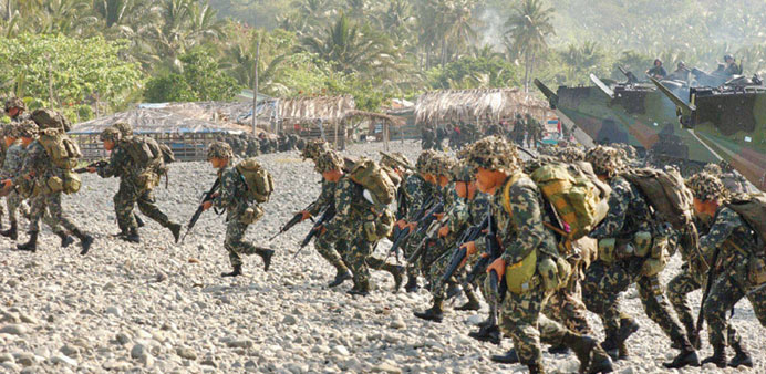 File photo of a Balikatan military exercise.