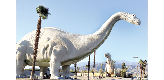 COLOSSAL: For people who have never travelled to the desert cities, the dinosaurs of Cabazon may come as a surprise. For people who make the trek regu