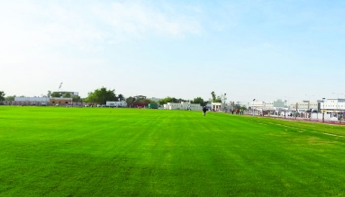 A view of Al Bisat Al Akhdar Park following its upgrade