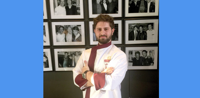 PASSIONATE: Marco Calcaterra, Executive Chef at Antica Pesa, Doha. 
