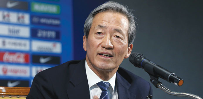 File picture of Former FIFA vice president Chung Mong-joon.