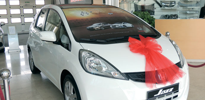 Customers will get a chance to win a Honda Jazz through a draw.