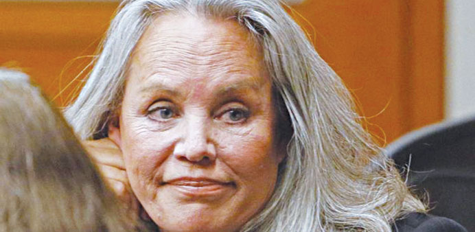 Pamela Phillips looks on in Pima County Superior Court on Tuesday,