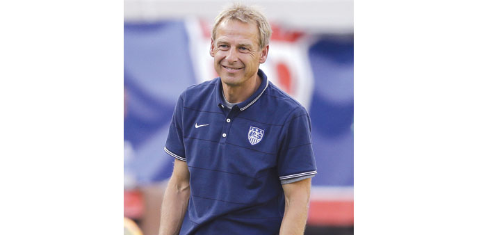 USA coach Jurgen Klinsmann
