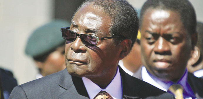 Mugabe: was visiting Soweto.
