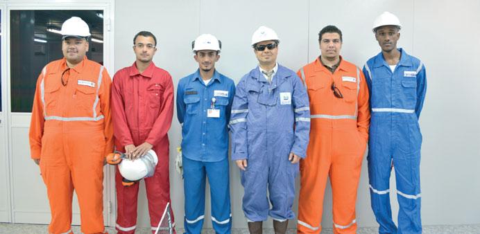 The students were taken on a guided tour of the facilities.