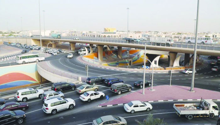 One of the stretches near Al Asiri interchange where vehicular traffic has resumed. 