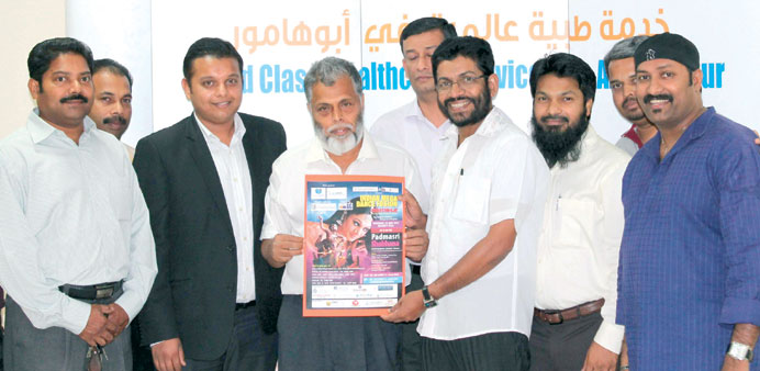 K S Prasad, leading mimicry artist from Kerala, inaugurated the ticket sales of Indian dance fusion show u2018Krishnau2019.