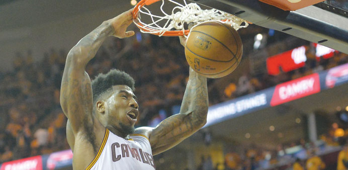 File picture of Cleveland Cavaliers guard Iman Shumpert
