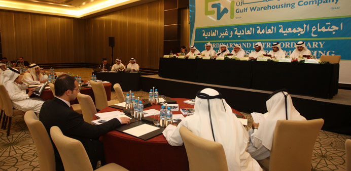 GWC board of directors details the firmu2019s expansion strategy at the annual general assembly meeting yesterday.