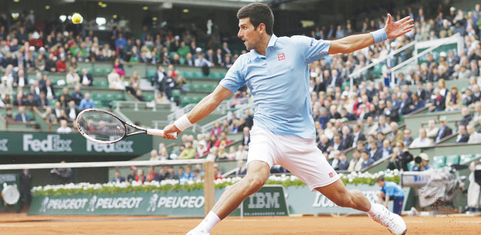 Serbiau2019s Novak Djokovic stretched his career streak over Croatiau2019s 25th seed Marin Cilic to 9-0 with yesterdayu2019s win; (below) Tomas Berdych beat Rober