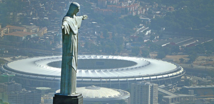 The Estu00e1dio do Maracanu00e3 stadium in Rio Janeiro which will host the matches of the 2014 World Cup.