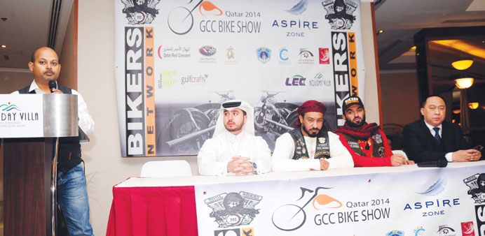The GCC Bike Show organisers announcing the event yesterday.