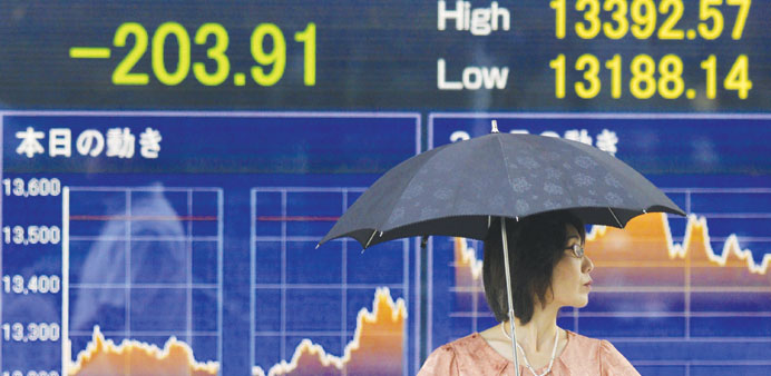 Tokyo stocks tumbled 1.51%, or 203.91 points, to 13,338.46 yesterday.