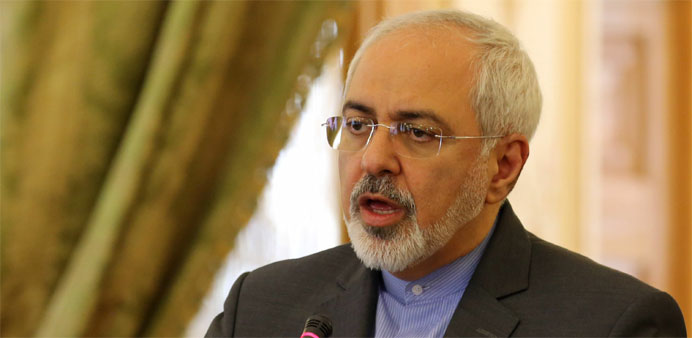 Iran's Foreign Minister Mohammad Javad Zarif 