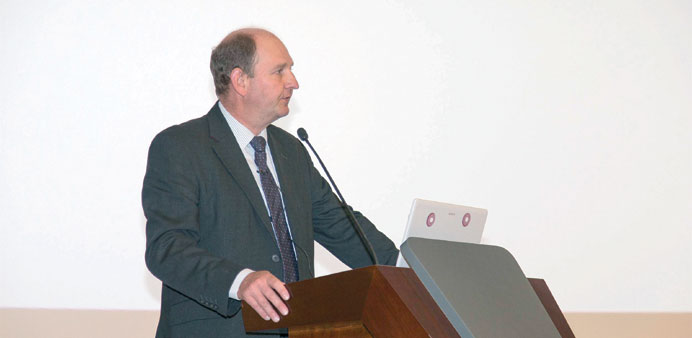  Chris Allison during the lecture.