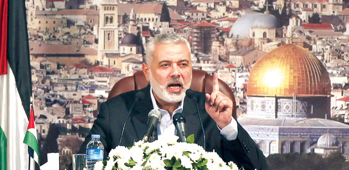 New Hamas leader Ismail Haniya 