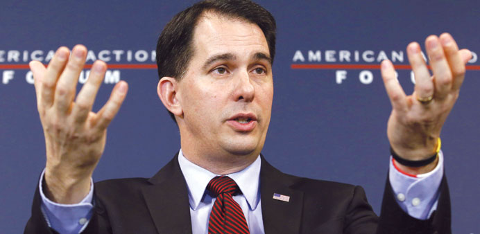 Wisconsin governor Scott Walker