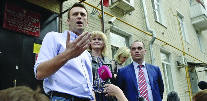 Navalny: This is clearly just another attempt to chase me into a corner.