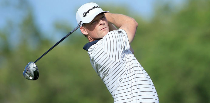 James Driscoll hits a drive during the second round of the Puerto Rico Open presented by seepuertorico.com held at Trump International Golf Club on Fr