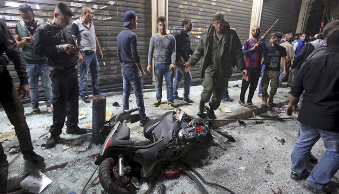 The twin suicide bomb attacks killed 44 people in Beirut last week.