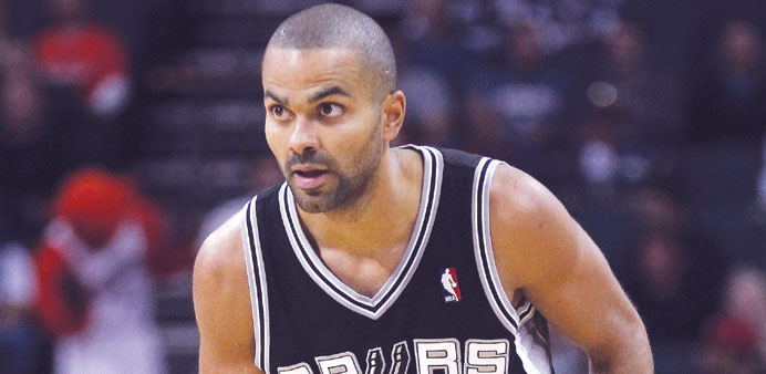 In charge: San Antonio Spursu2019 Tony Parker recorded 22 points with seven assists.