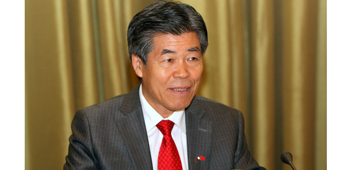 Chinese Ambassador to Qatar Gao Youzhen.