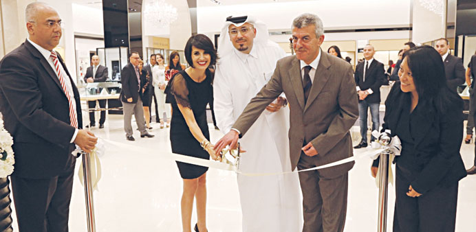 Dignitaries and guests at the opening.