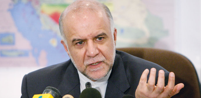 Zanganeh: Looking to ramp up oil exports quickly after sanctions are lifted.